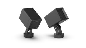 OLPIXEL OD-120-01 60W high-efficiency LED flood light with air-flow channel design for heat management.