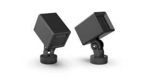 OLPIXEL OD-80-01 24W DC24V LED flood light featuring a minimalist square body and high-efficiency optics